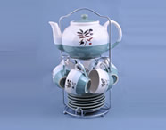 Сервиз чайный керамический на 6 персон (15 предметов)