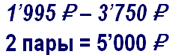 1995 . – 2750 ., 2  = 5000 .